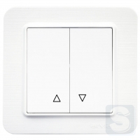 Вимикач для жалюзі Arvia Electric Lavin Білий (21 29 4001 216)